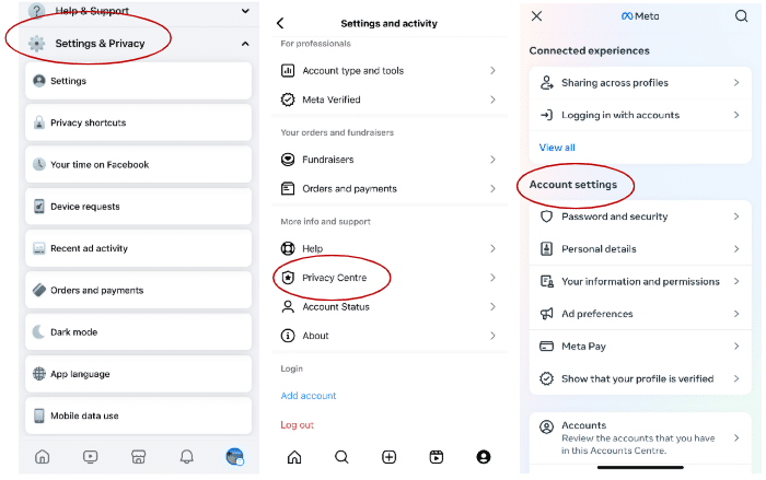 Privacy Settings